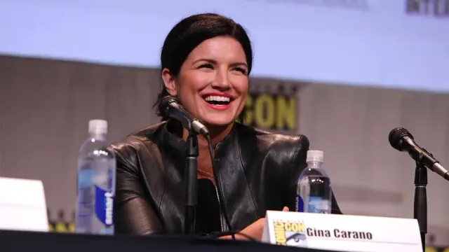 Illustration for “Gina Carano Sues Disney for Firing Her (With Elon Musk's Help)”