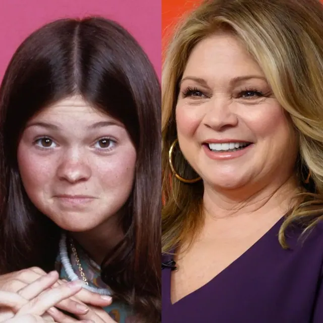 Archive photographs of Valerie Bertinelli at different ages.