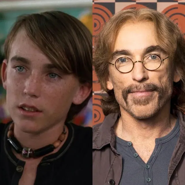 Archive photographs of Jackie Earle Haley at different ages.