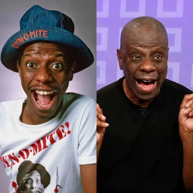 Archive photographs of Jimmie Walker at different ages.