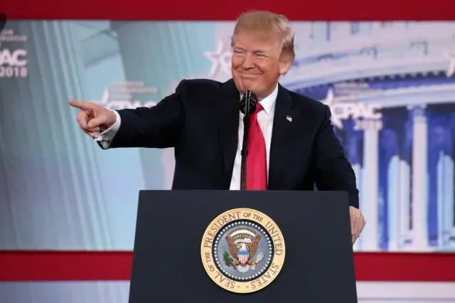 Illustration for “Trump Calls out the “True Enemy of the People””