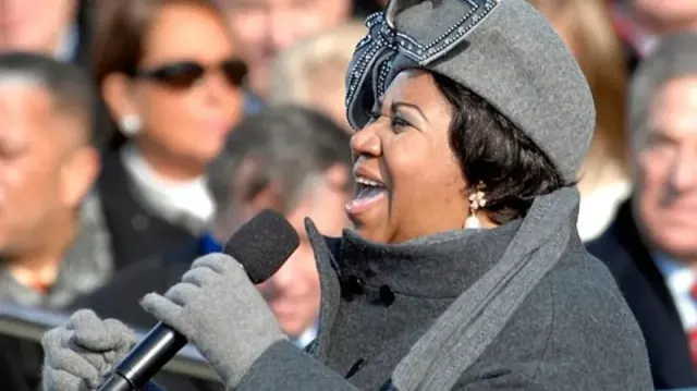 Illustration for “Aretha Franklin Signed a Record Contract with Arista Records”