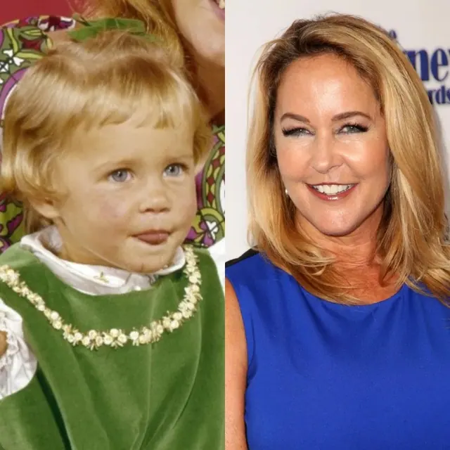Archive photographs of Erin Murphy at different ages.