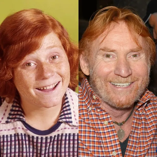 Archive photographs of Danny Bonaduce at different ages.