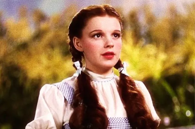 Archive image of Judy Garland as Dorothy in The Wizard of Oz.