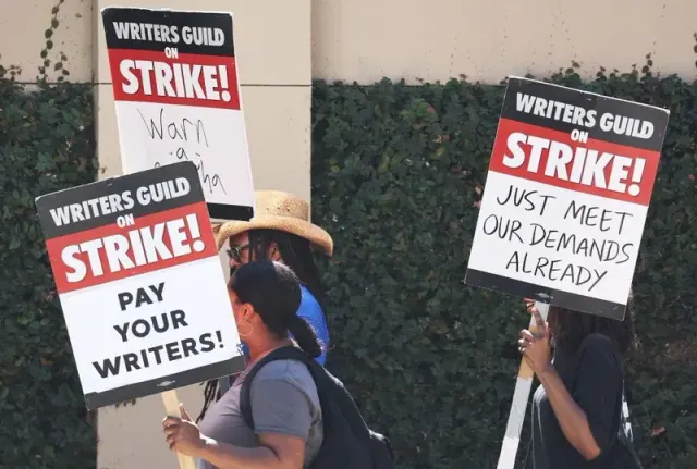 Illustration for “How the WGA Strike Will Change Hollywood”