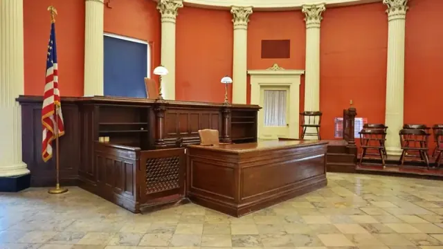Illustration for “The Courtroom Battle”