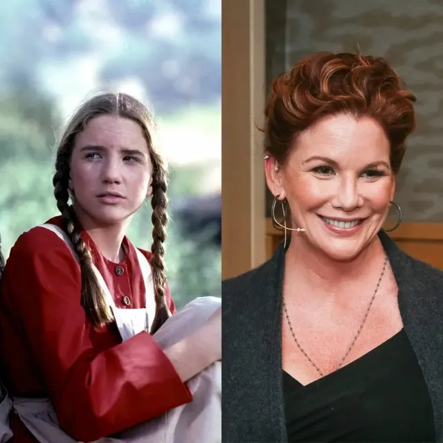 Archive photographs of Melissa Gilbert at different ages.
