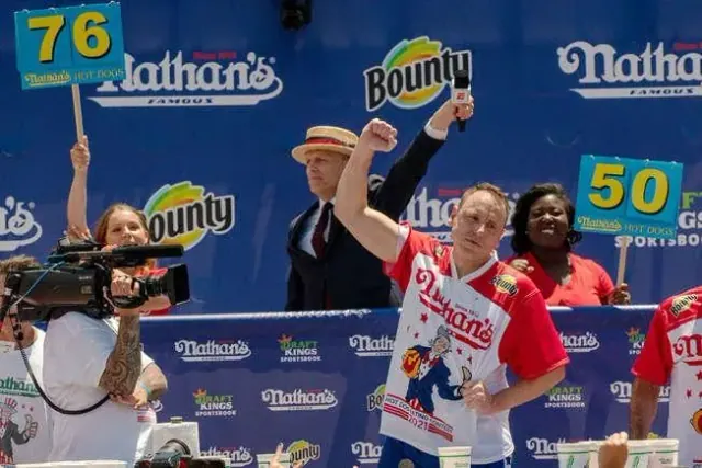 Illustration for “Joey Chestnut's Surprising Absence”