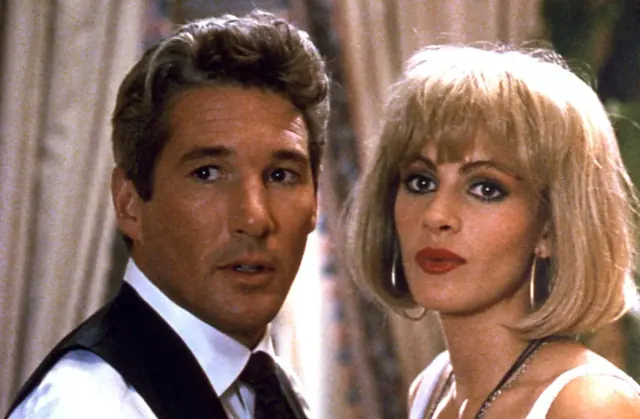 Richard Gere as Edward Lewis and Julia Roberts as Vivian Ward in "Pretty Woman"