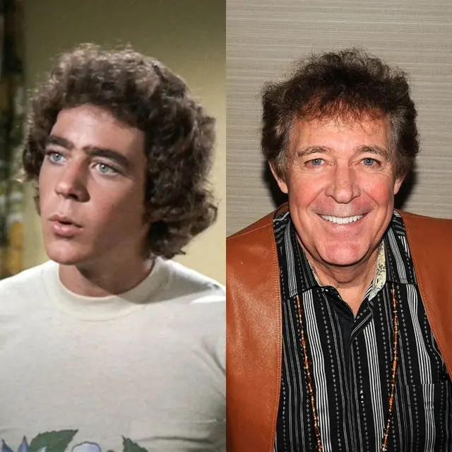 Archive photographs of Barry Williams at different ages.