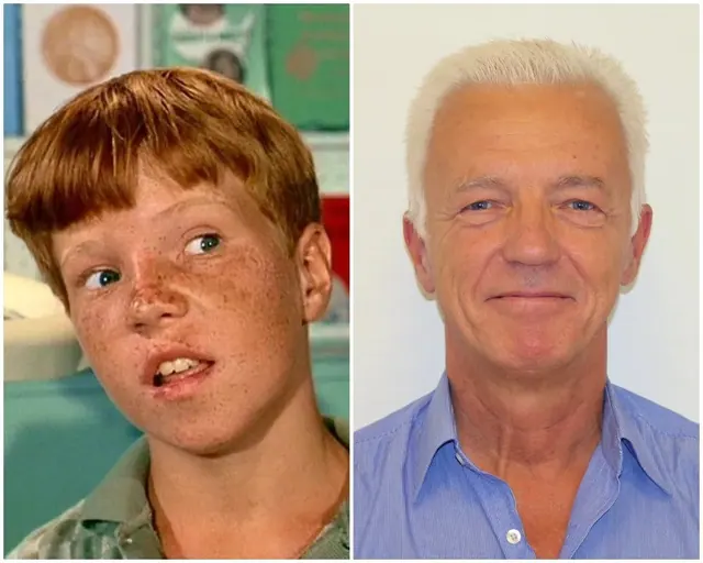 Archive photographs of Tommy Norden at different ages.