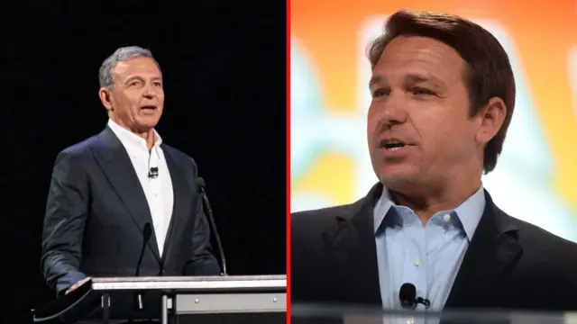 Illustration for “Disney and Ron DeSantis Settle a Two-Year Legal Battle Over Florida’s Controversial Law”