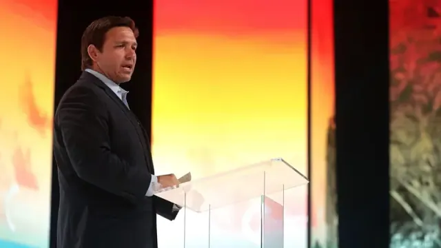 Illustration for “The Dispute Began in 2022 With Controversial Ron DeSantis Bill”