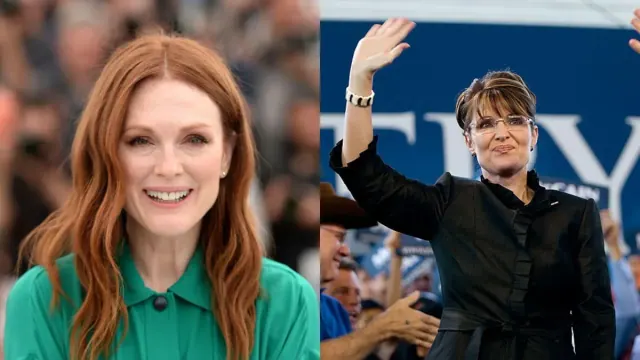 Illustration for “'That Almost Killed Me': Julianne Moore Opens Up About Portraying Sarah Palin”