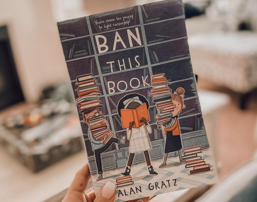A copy of Alan Gratz's Ban This Book.