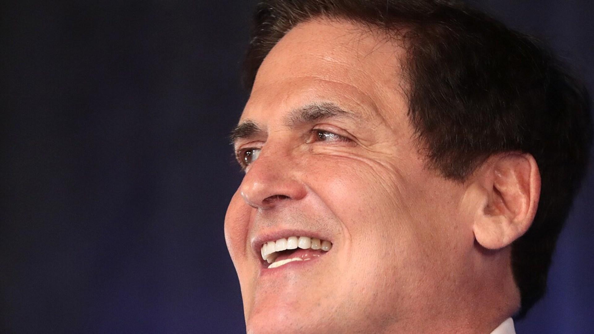 Mark Cuban smiling at an event