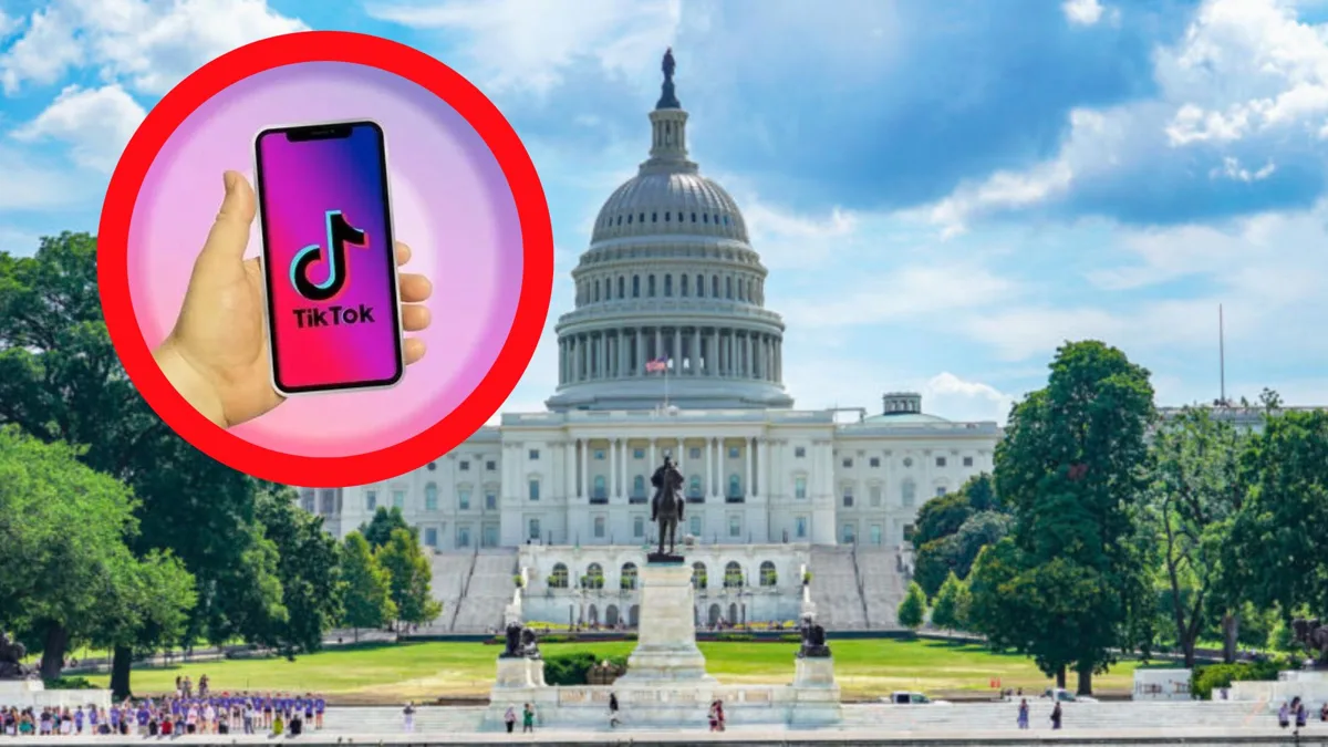 Illustration for “U.S. Votes Unanimously On a Bill That Could Ban New Users From Downloading TikTok”