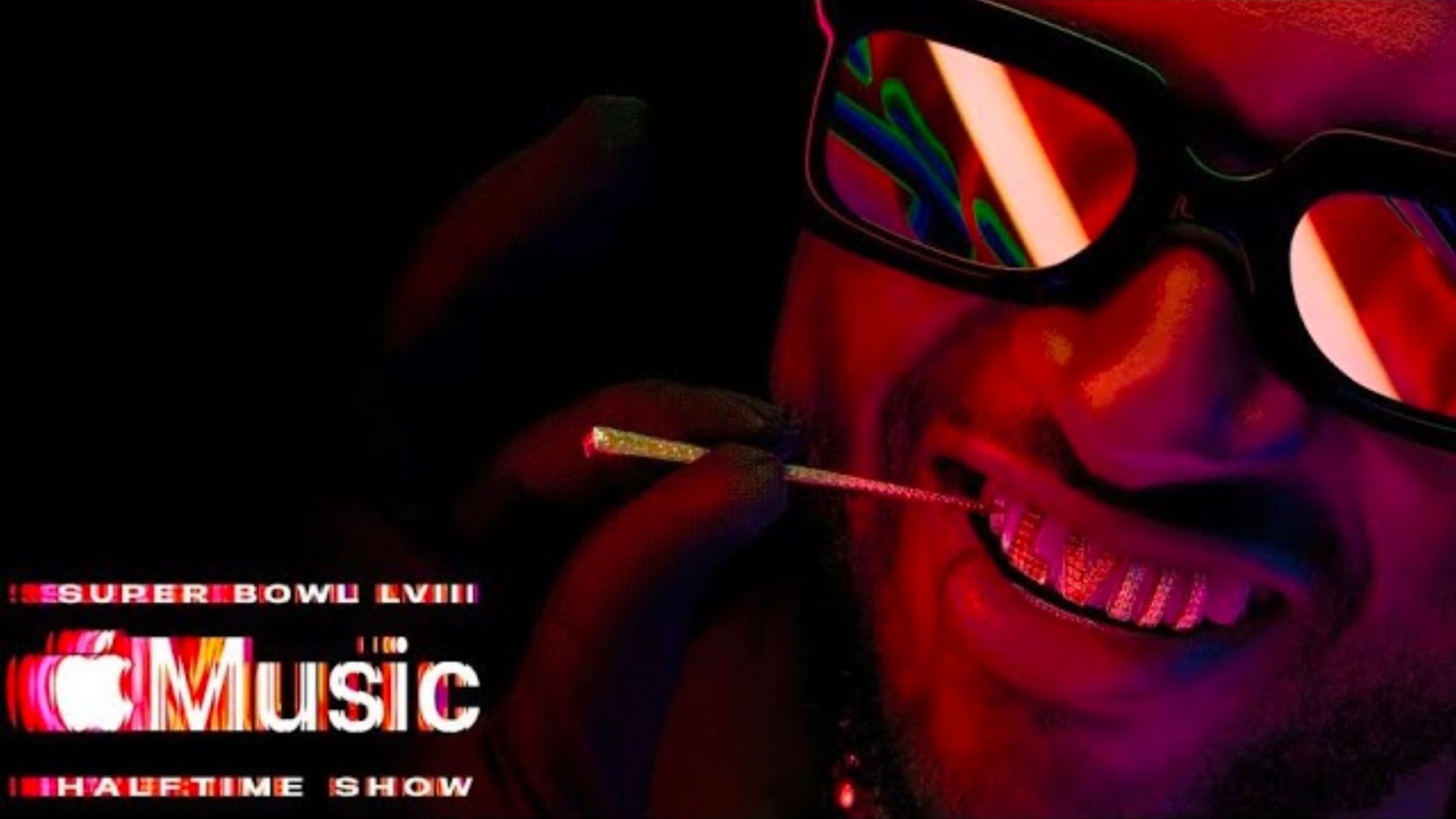 Usher promotional graphic for the Super Bowl halftime show