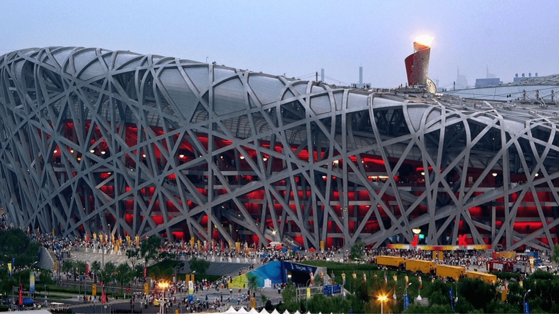 The Beijing Olympic stadium; archive illustrative photograph.