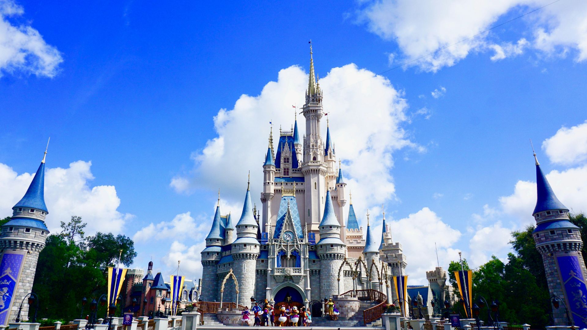 A Disney theme-park castle; this photograph does not show Cotino.