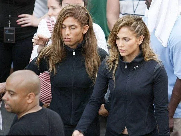 Illustration for “Jenny From The Block Had A Guy Stunt Double”