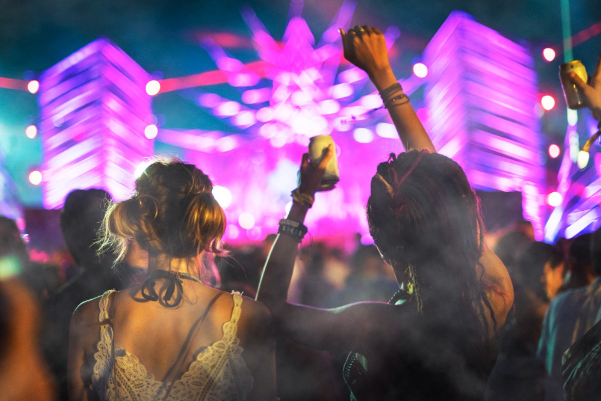 A concert audience; illustrative photograph.