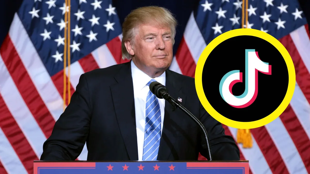 Illustration for “Trump Says He Is Against the TikTok Ban Since It Would Help the "True Enemy of the People"”