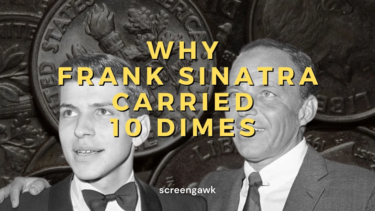 Illustration for “The Real Reason Frank Sinatra Always Carried 10 Dimes With Him”
