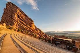 Red Rocks Amphitheatre without an audience.